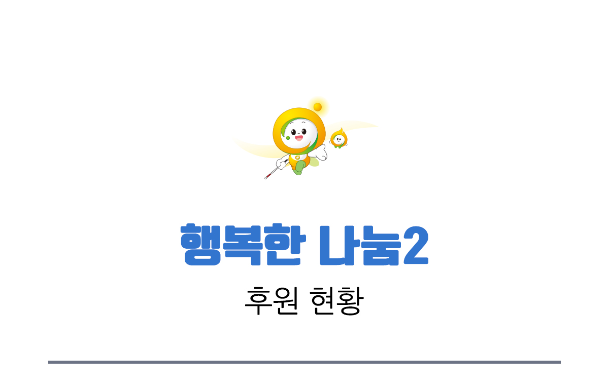 행복한 나눔2 후원 현황